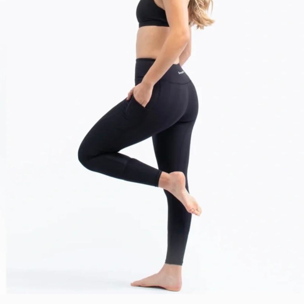 Sweetflexx Hi-Rise Resistance‎ Leggings with Pockets - Black - Size 4